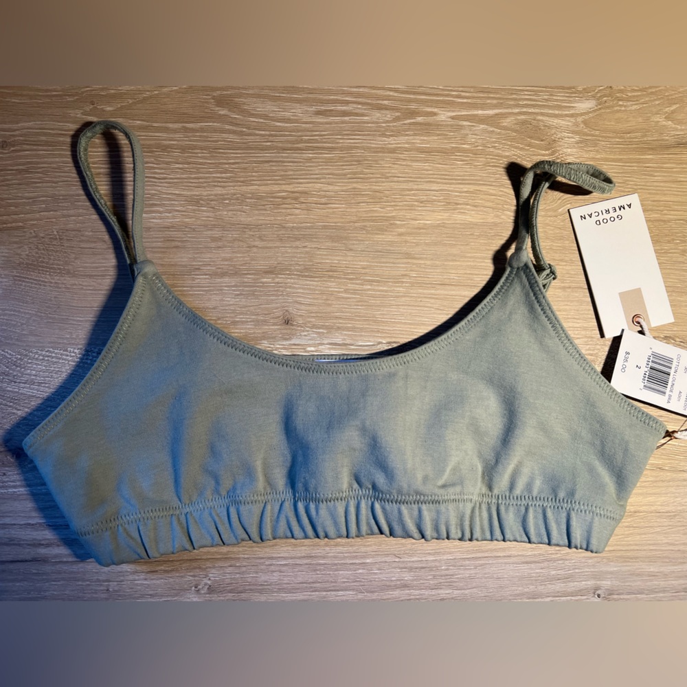 NWT Good American Women’s Cotton Lounge Bra